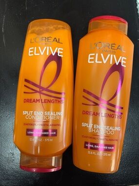 Elvive Dream Lengths Split End Sealing Shampoo & Conditioner - Orange